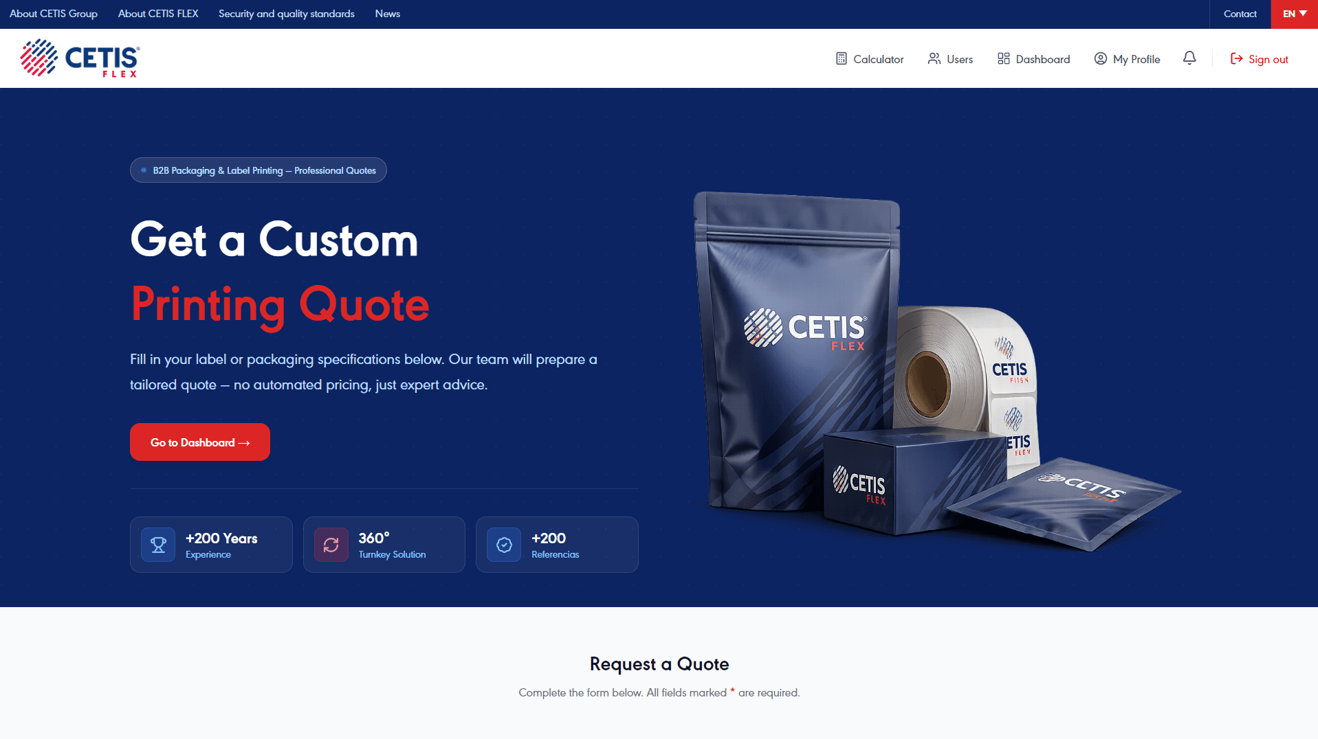 Cetis Flexo App